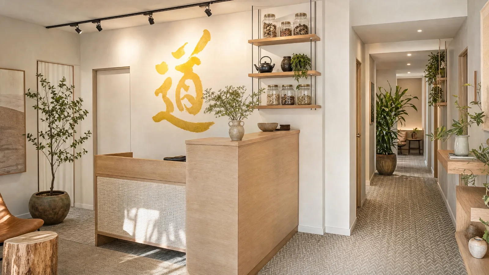 Reception and waiting area at the Project Dao clinic in Alexandria